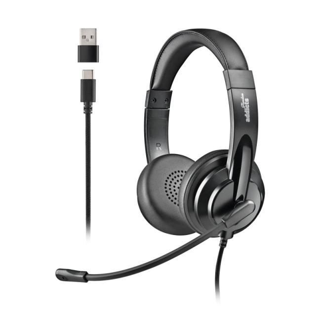 NGS - VOX605 USB-C Auriculares Alámbrico Diadema Llamadas/Música USB Tipo C Negro