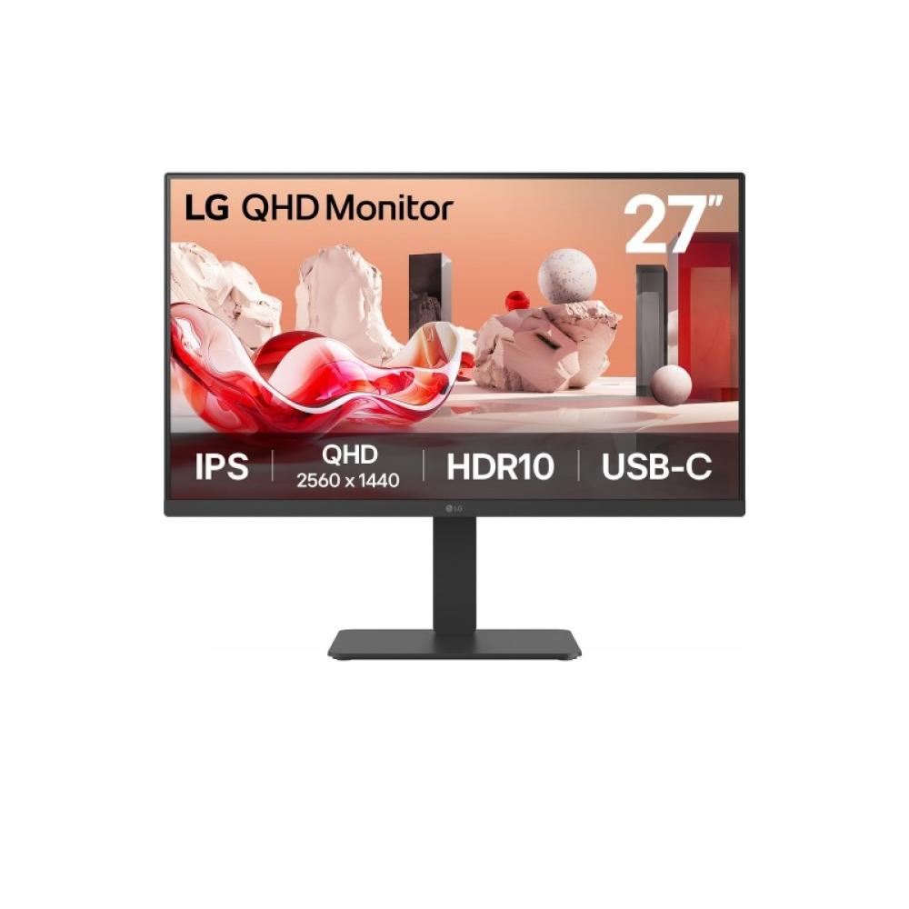 LG - 27BA65QB pantalla para PC 68,6 cm (27") 2560 x 1440 Pixeles Wide Quad HD LED Negro