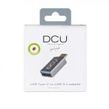 DCU Advance Tecnologic - 30402030 cambiador de género para cable USB A USB C Gris