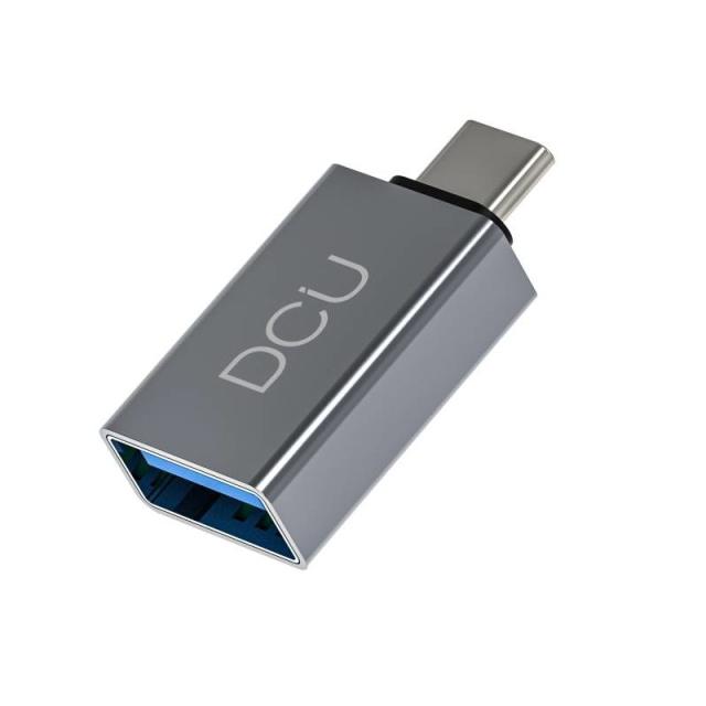 DCU Advance Tecnologic - 30402030 cambiador de género para cable USB A USB C Gris