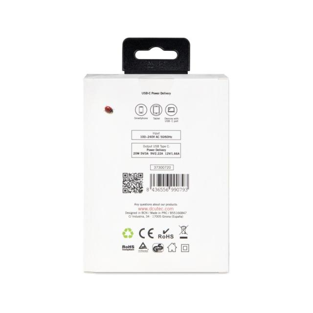 DCU Advance Tecnologic - 37300720 cargador de dispositivo móvil Universal Blanco USB Auto