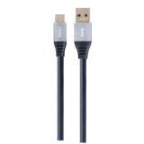 DCU Advance Tecnologic - 30402020 cable USB USB 3.2 Gen 1 (3.1 Gen 1) 1,5 m USB A USB C Negro, Gris