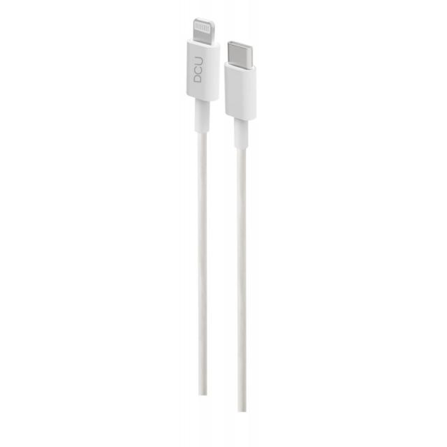 DCU Advance Tecnologic - 34101300 cable de conector Lightning 1 m Blanco
