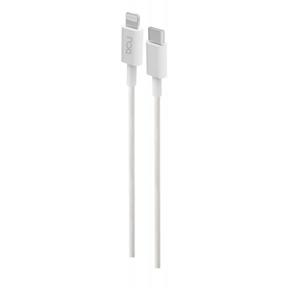DCU Advance Tecnologic - 34101300 cable de conector Lightning 1 m Blanco
