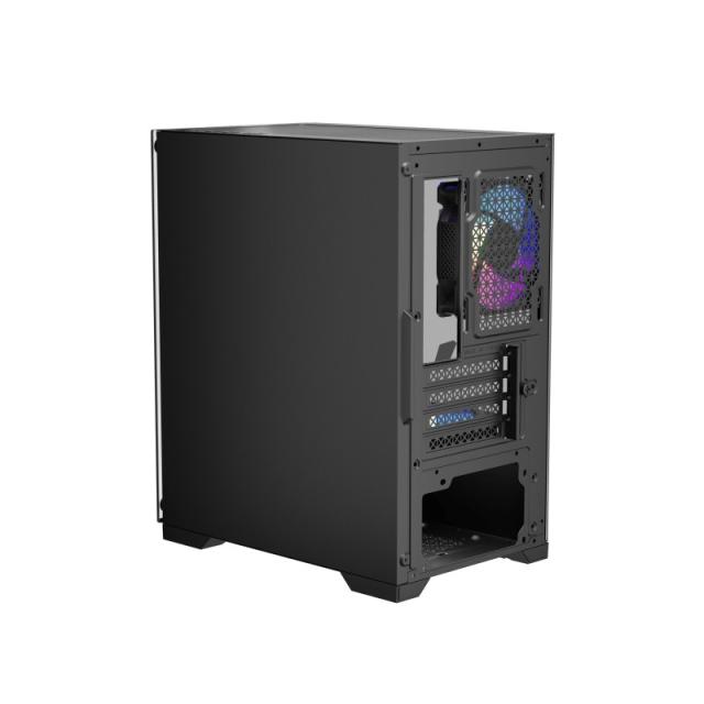 KeepOut - XC-201 GLASS carcasa de ordenador Negro