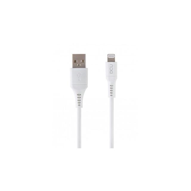 DCU Advance Tecnologic - 34101290 cable de conector Lightning 1 m Blanco