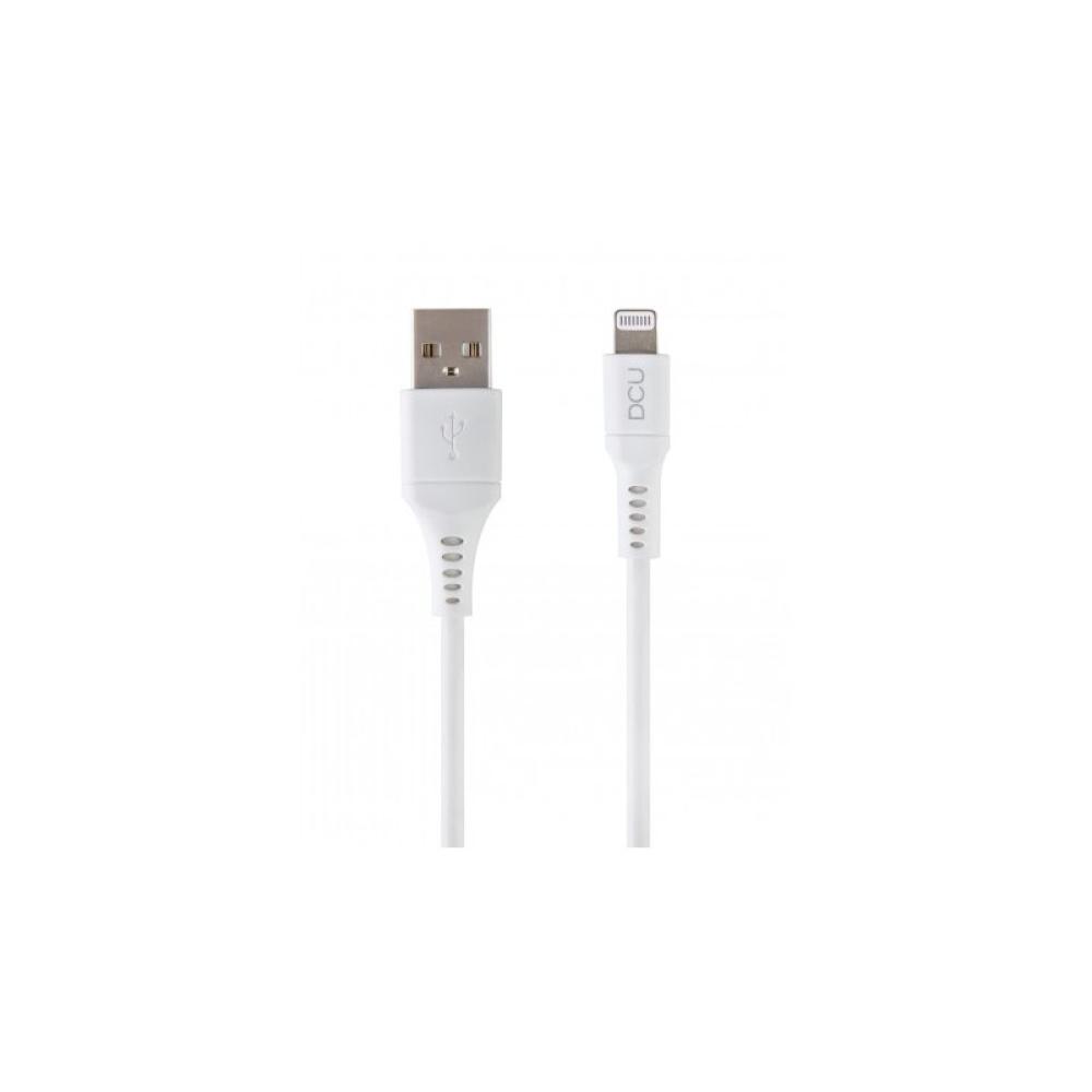 DCU Advance Tecnologic - 34101290 cable de conector Lightning 1 m Blanco