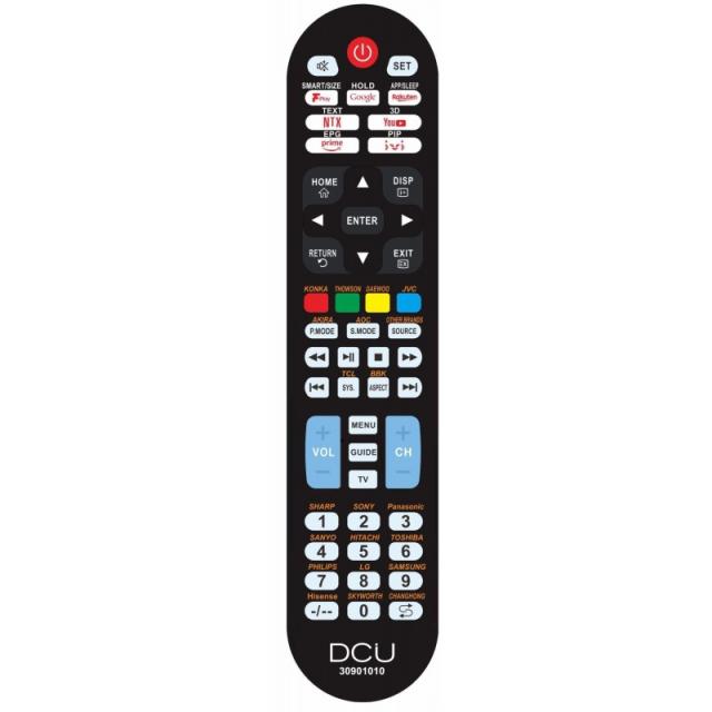 DCU Advance Tecnologic - 30901010 mando a distancia IR inalámbrico TV Botones