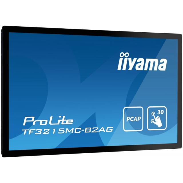 iiyama - ProLite TF3215MC-B2AG pantalla para PC 80 cm (31.5") 1920 x 1080 Pixeles Full HD LED Pantalla táctil Quiosco Negro