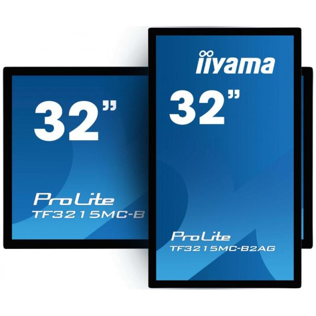 iiyama - ProLite TF3215MC-B2AG pantalla para PC 80 cm (31.5") 1920 x 1080 Pixeles Full HD LED Pantalla táctil Quiosco Negro