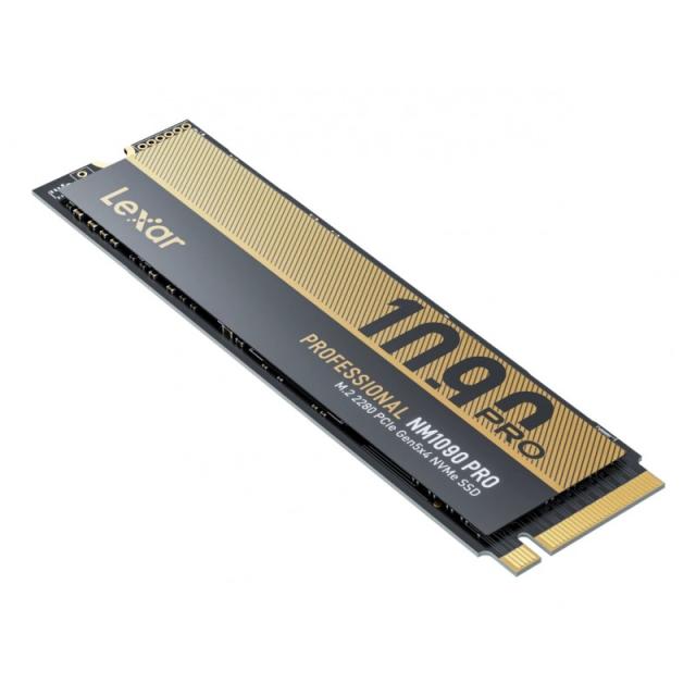 Lexar - Professional NM1090 PRO 1 TB M.2 PCI Express 5.0 NVMe 3D TLC NAND