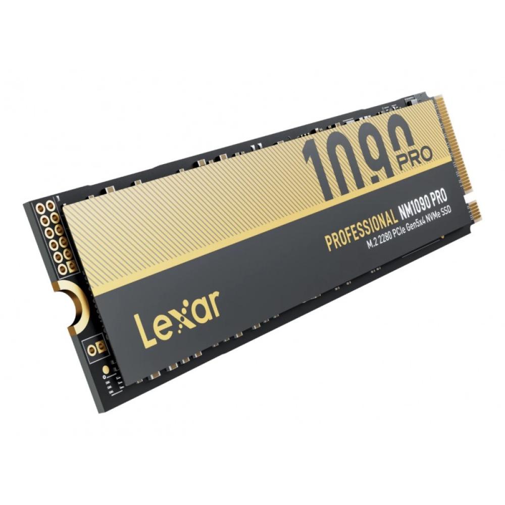 Lexar - Professional NM1090 PRO 1 TB M.2 PCI Express 5.0 NVMe 3D TLC NAND