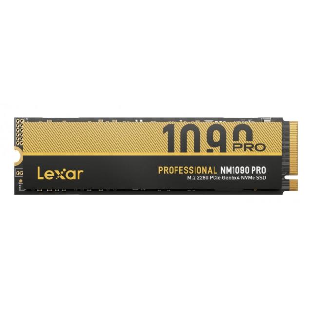 Lexar - Professional NM1090 PRO 1 TB M.2 PCI Express 5.0 NVMe 3D TLC NAND