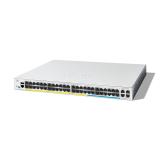 Cisco - Catalyst C1300-48MGP-4X switch Gestionado L2/L3 Gigabit Ethernet (10/100/1000) Energía sobre Ethernet (PoE) Gris