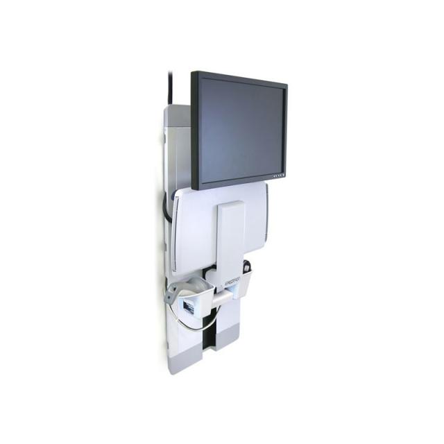 Ergotron - StyleView Vertical Lift, Patient Room 61 cm (24") Pared Blanco