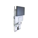 Ergotron - StyleView Vertical Lift, Patient Room 61 cm (24") Pared Blanco