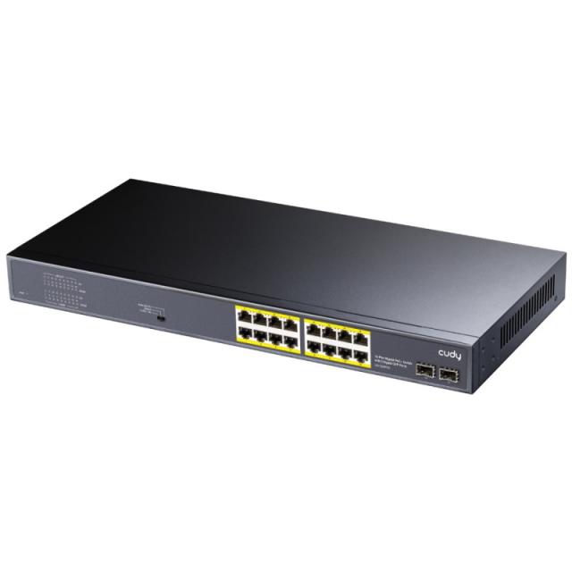 Cudy - GS1020PS2 switch Gigabit Ethernet (10/100/1000) Energía sobre Ethernet (PoE) Negro