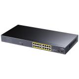 Cudy - GS1020PS2 switch Gigabit Ethernet (10/100/1000) Energía sobre Ethernet (PoE) Negro