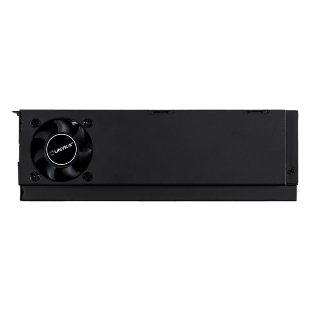 UNYKAch - ITX 150 unidad de fuente de alimentación 150 W 20+4 pin ATX Flex ATX Negro