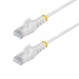 StarTech.com - Cable de Red Ethernet CAT6 Delgado sin Enganches Blanco de 5m - Cable RJ45 Snagless Slim 28AWG - Alambre de Cobre