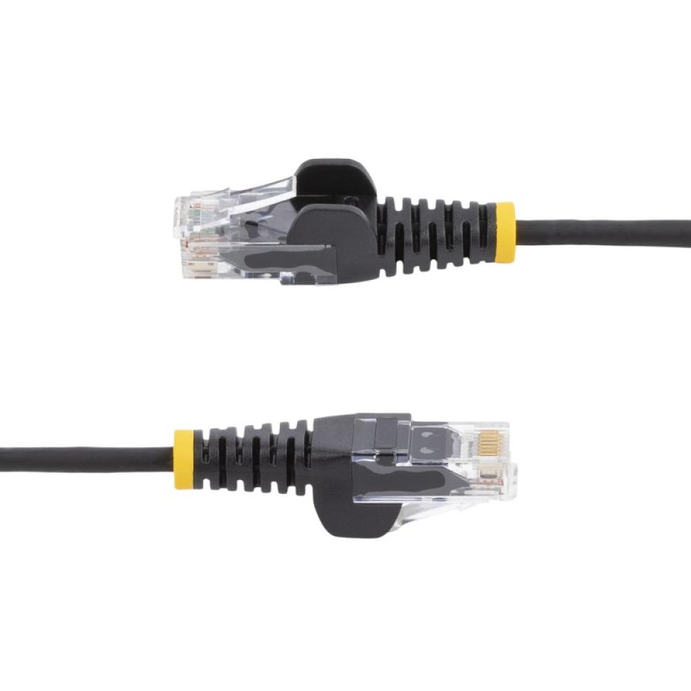 StarTech.com - Cable de Red Ethernet CAT6 Delgado sin Enganches Negro de 5m - Cable RJ45 Snagless Slim 28AWG - Alambre de Cobre