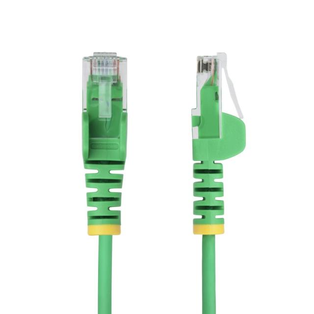 StarTech.com - Cable de Red Ethernet CAT6 Delgado sin Enganches Verde de 1m - Cable RJ45 Snagless Slim de 28AWG - Alambre de Cob