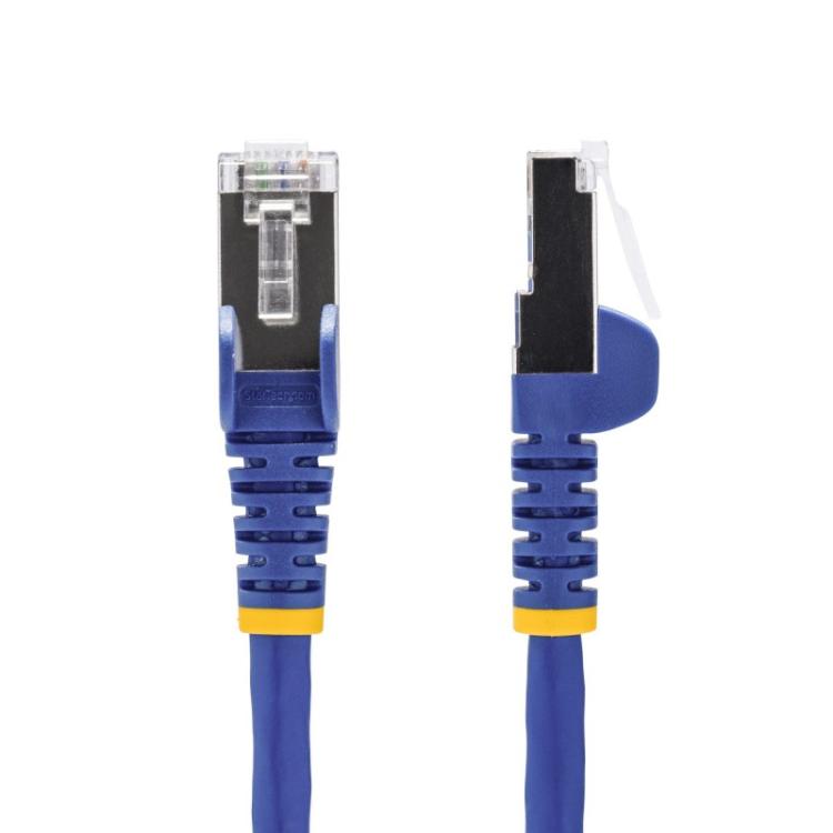 StarTech.com - Cable de Red Ethernet CAT8 Azul de 1m - Snagless - sin Pestillo - 25G/40G - 2000MHz - PoE++ de 100W - 26AWG - S/F