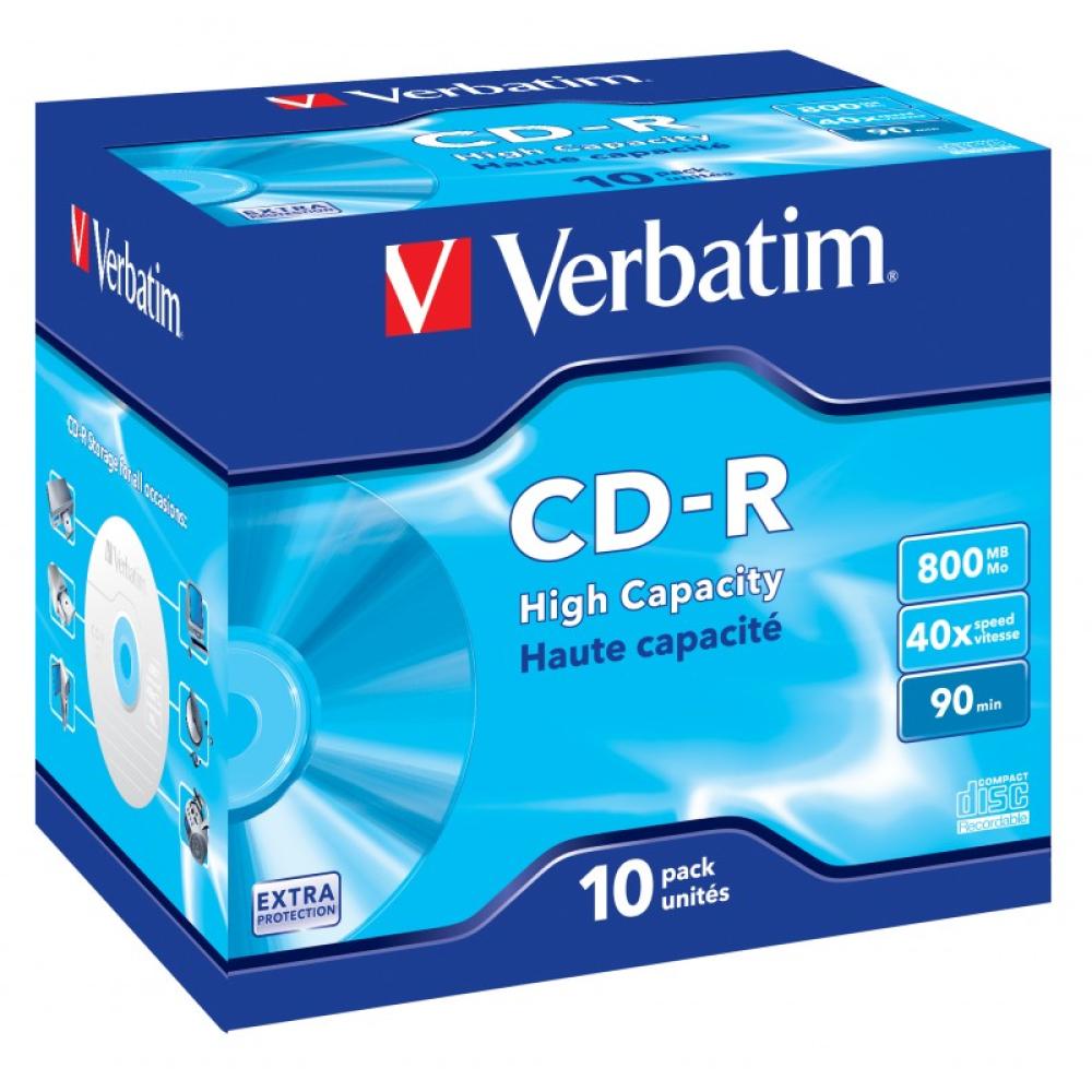 Verbatim - CD-R High Capacity 800 MB 10 pieza(s)