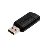Verbatim - PinStripe - Unidad USB de 16 GB - Negro