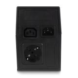 Ewent - EW3946 sistema de alimentación ininterrumpida (UPS) Línea interactiva 0,6 kVA 360 W 1 salidas AC