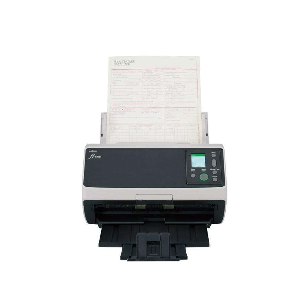 Ricoh - fi-8190 Alimentador automático de documentos (ADF) + escáner de alimentación manual 600 x 600 DPI A4 Negro, Gris