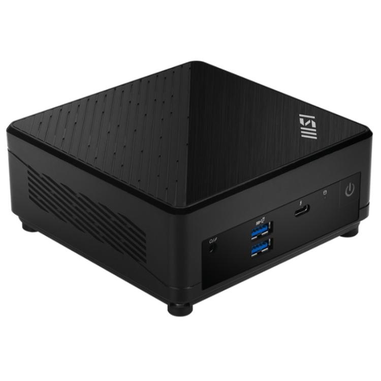 MSI - Cubi 5 12M-001EU PCs/estación de trabajo Intel® Core™ i7 i7-1255U 16 GB DDR4-SDRAM 512 GB SSD Windows 11 Home Mini PC Negr