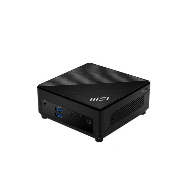 MSI - Cubi 5 12M-001EU PCs/estación de trabajo Intel® Core™ i7 i7-1255U 16 GB DDR4-SDRAM 512 GB SSD Windows 11 Home Mini PC Negr