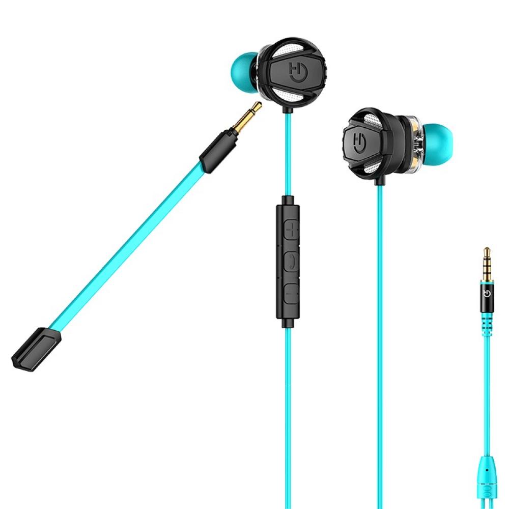 Hiditec - Taiko Auriculares Alámbrico Dentro de oído Juego Negro, Turquesa