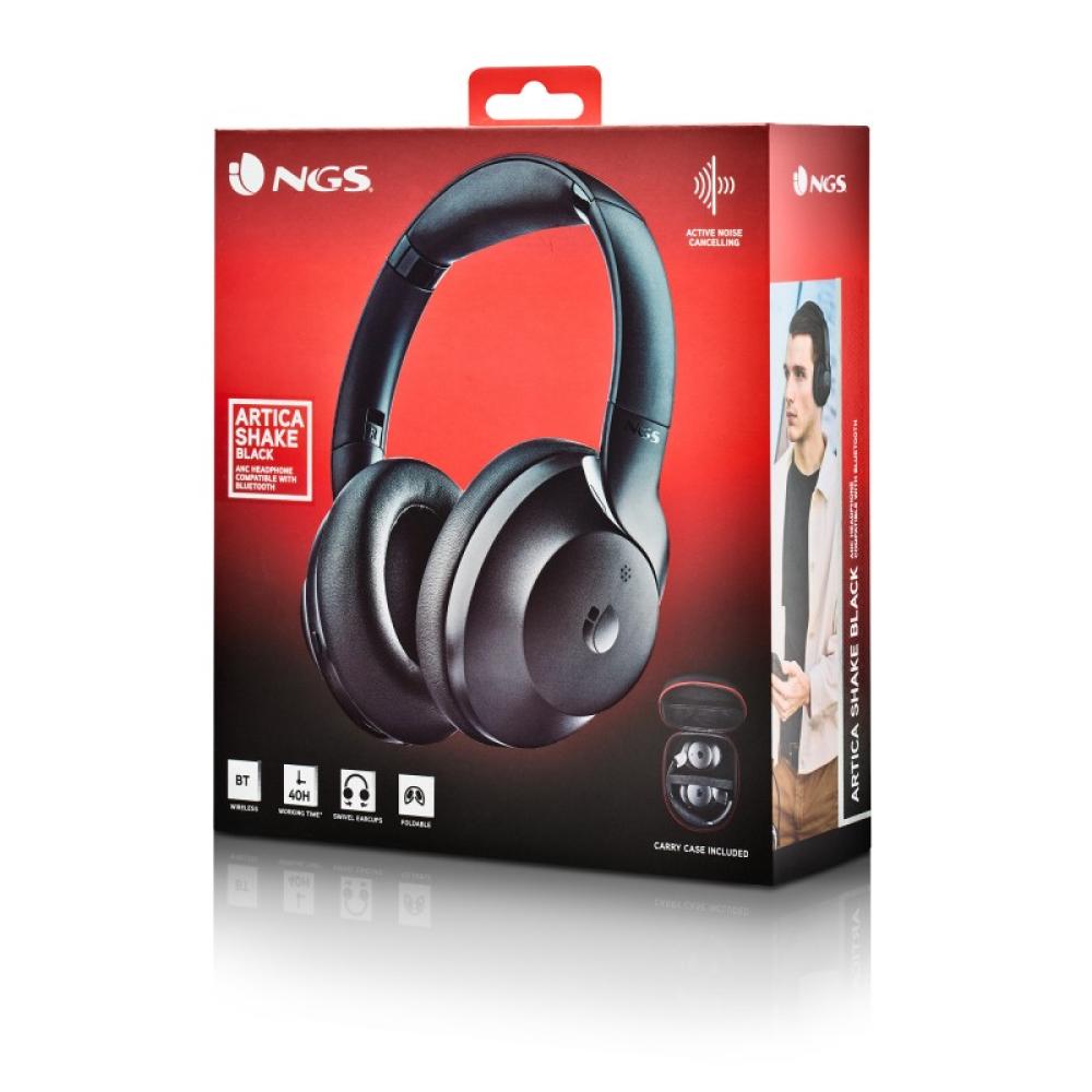 NGS - ARTICA SHAKE Auriculares Inalámbrico Diadema Llamadas/Música USB Tipo C Bluetooth Negro