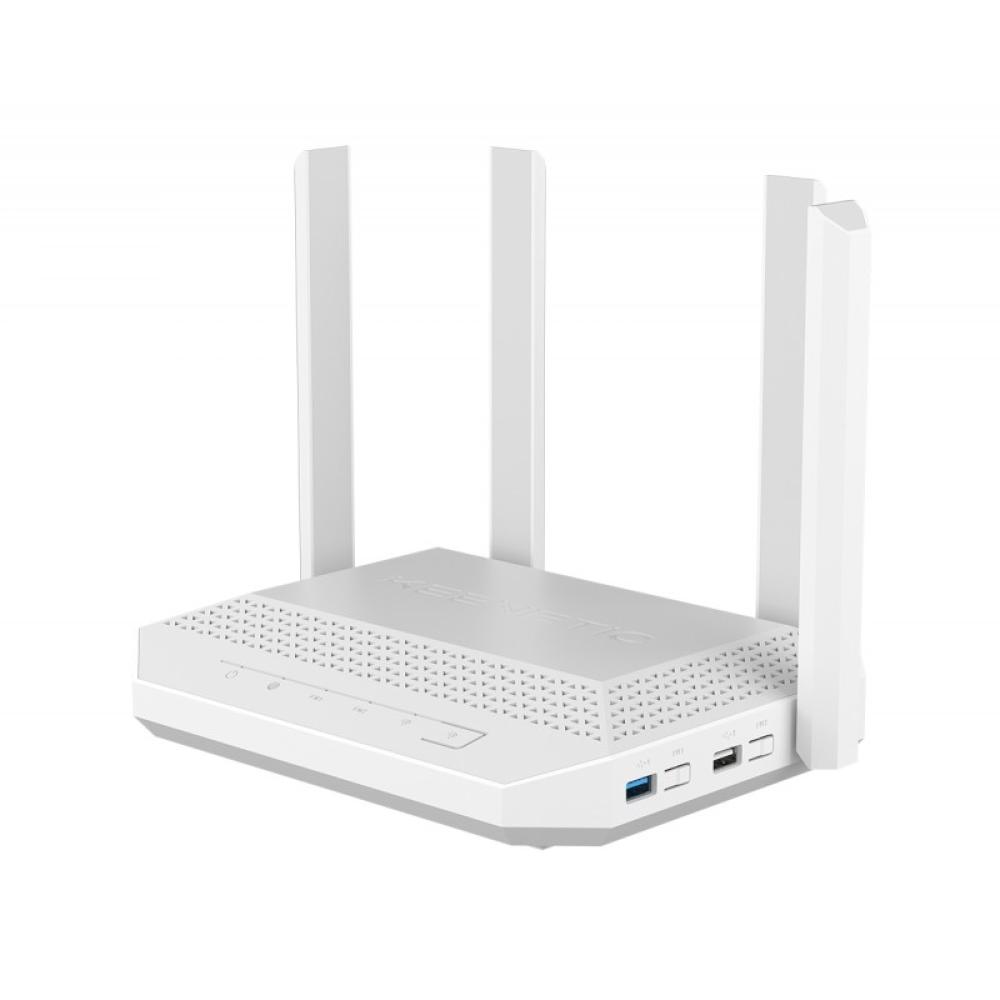 Keenetic - Hero Router Multi-Gigabit Wi-Fi 6 en malla AX3000 con un Smart Switch Gigabit de 4 puertos y 1 puerto Gigabit 2.5, pu