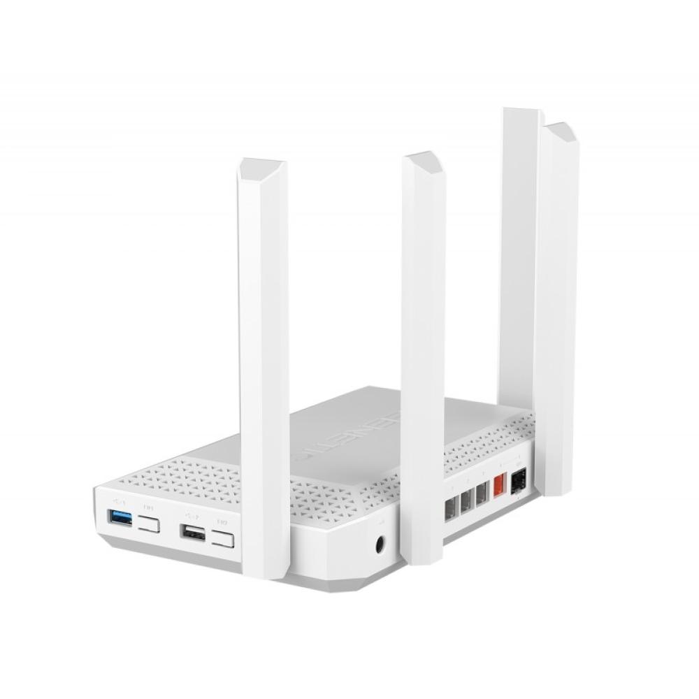 Keenetic - Hero Router Multi-Gigabit Wi-Fi 6 en malla AX3000 con un Smart Switch Gigabit de 4 puertos y 1 puerto Gigabit 2.5, pu