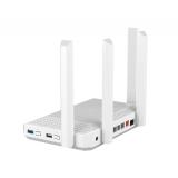 Keenetic - Hero Router Multi-Gigabit Wi-Fi 6 en malla AX3000 con un Smart Switch Gigabit de 4 puertos y 1 puerto Gigabit 2.5, pu