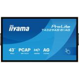 iiyama - T4329AS-B1AG pantalla para PC 108 cm (42.5") 3840 x 2160 Pixeles 4K Ultra HD LED Pantalla táctil Negro
