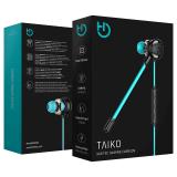 Hiditec - Taiko Auriculares Alámbrico Dentro de oído Juego Negro, Turquesa