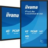 iiyama - T4329AS-B1AG pantalla para PC 108 cm (42.5") 3840 x 2160 Pixeles 4K Ultra HD LED Pantalla táctil Negro