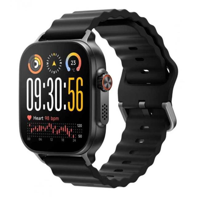 realme - Watch 5 5 cm (1.97") AMOLED Digital 390 x 450 Pixeles Pantalla táctil Negro GPS (satélite)