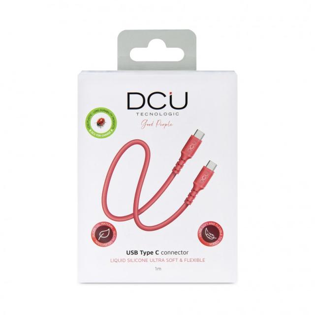 DCU Advance Tecnologic - 30402080 cable USB USB 2.0 1 m USB A USB C Rojo