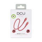 DCU Advance Tecnologic - 30402080 cable USB USB 2.0 1 m USB A USB C Rojo