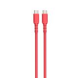 DCU Advance Tecnologic - 30402080 cable USB USB 2.0 1 m USB A USB C Rojo
