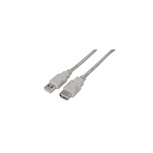 AISENS - A101-0013 cable USB USB 2.0 1,8 m USB A Beige