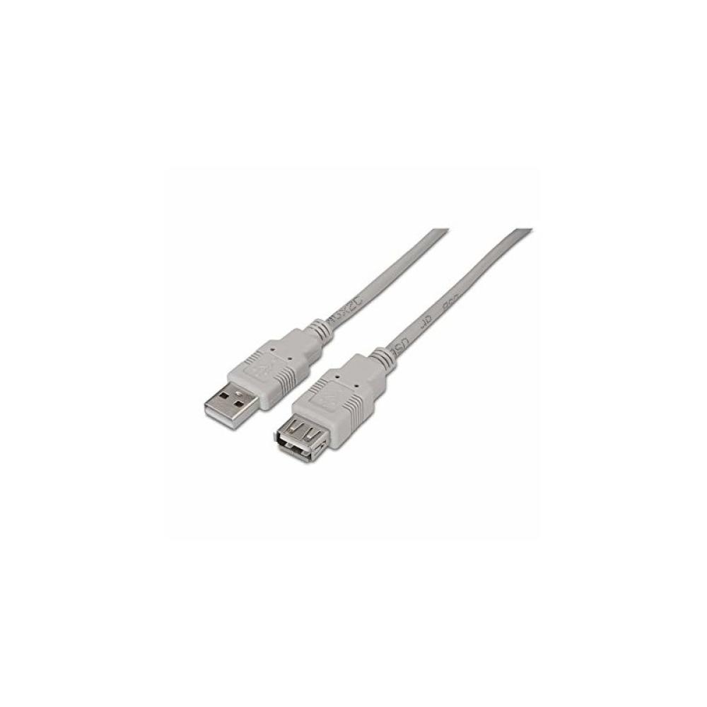 AISENS - A101-0013 cable USB USB 2.0 1,8 m USB A Beige