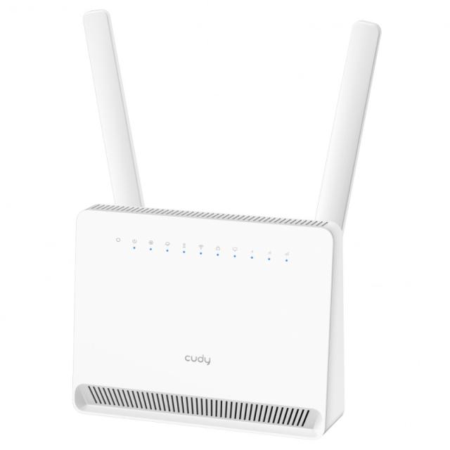 Cudy - LT15E router inalámbrico Gigabit Ethernet Doble banda (2,4 GHz / 5 GHz) 4G Blanco