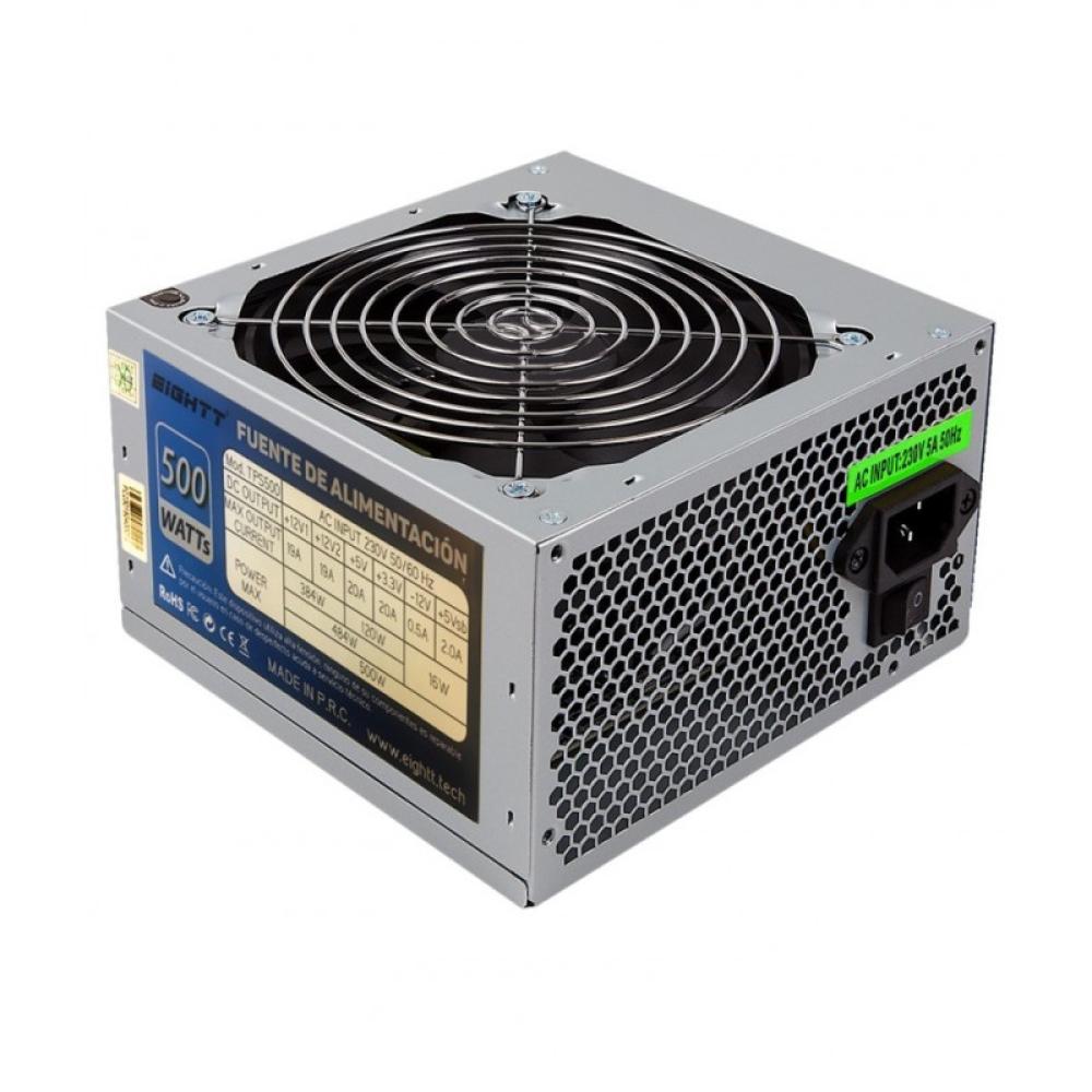 Eightt - EPS500 unidad de fuente de alimentación 500 W 20+4 pin ATX Gris