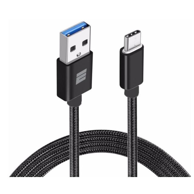 Eightt - ECT-3B cable USB USB 3.2 Gen 1 (3.1 Gen 1) 1 m USB A USB C Negro